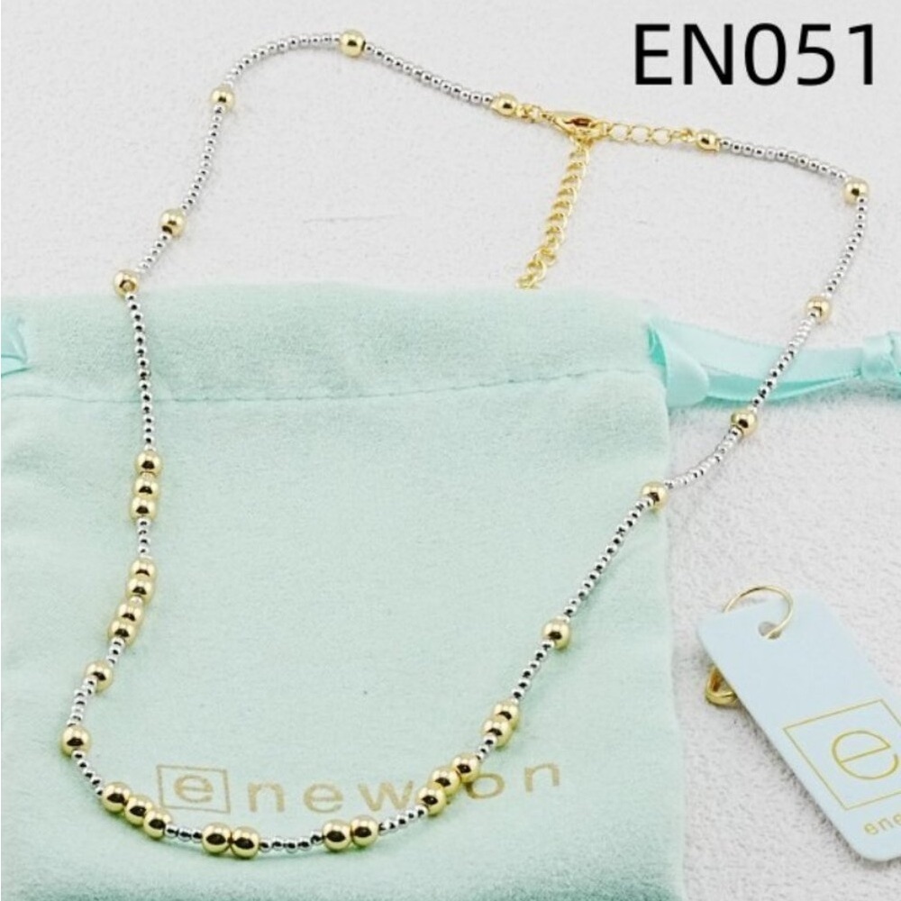 Enewton Two-Tone Bead Necklace